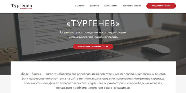 Тургенев и Баден-Баден: как проверять SEO-тексты